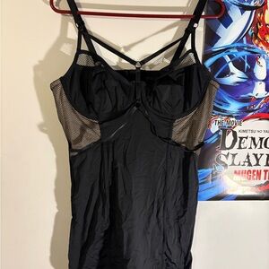 New Torrid Black Mesh-Panel Slip
